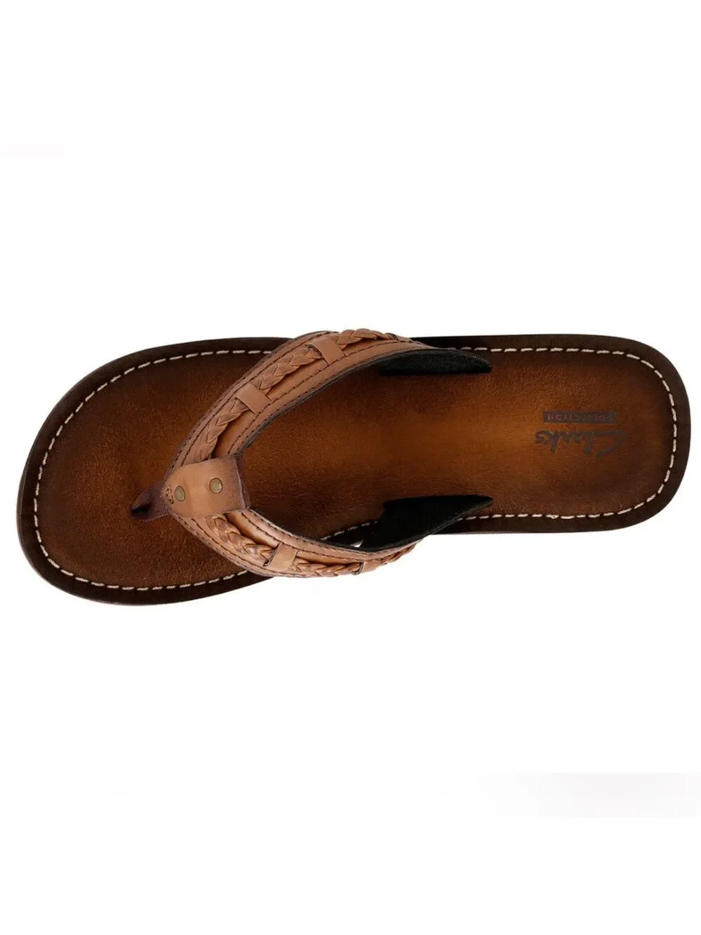 Clarks Tan Leather Sandals Size 8 Brown Black Clarks Boho Sandals
